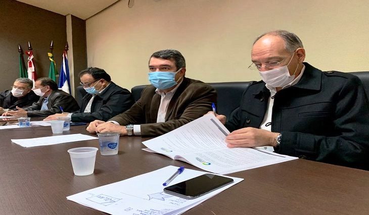 Riedel participa da assinatura do convênio para criação do Consórcio Sul Fronteira, em Ponta Porã Riedel participa da assinatura do convênio para criação do Consórcio Sul Fronteira, em Ponta Porã