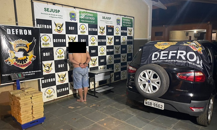 Ponta Porã: DEFRON apreende 120 quilos de pasta base de cocaína Ponta Porã: DEFRON apreende 120 quilos de pasta base de cocaína