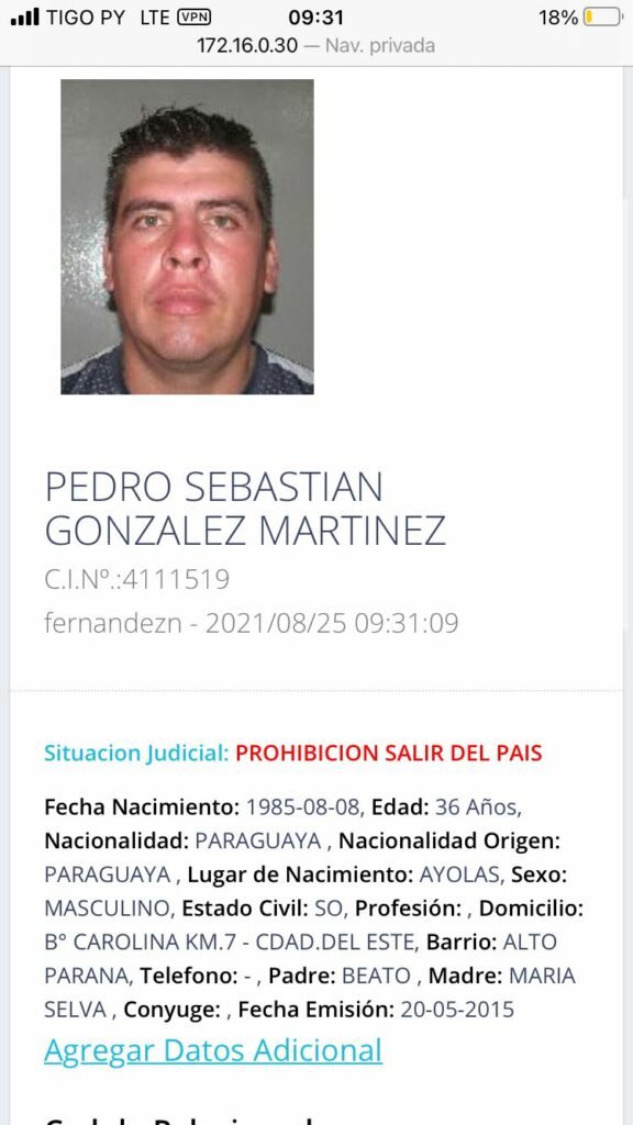 Fronteira: Casal é morto a tiros no centro de Pedro Juan Caballero