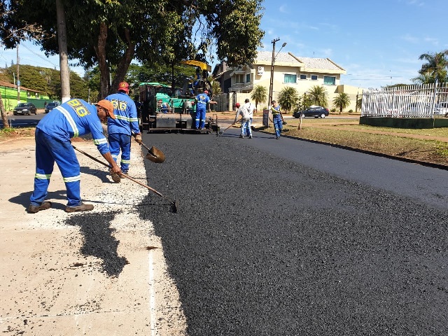 Prefeitura de Ponta Porã pede cautela aos motoristas em razão das obras em andamento na área central