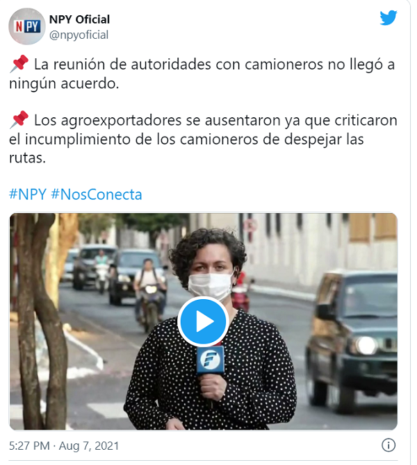 Siguen sin acuerdo los camioneros y autoridades Siguen sin acuerdo los camioneros y autoridades
