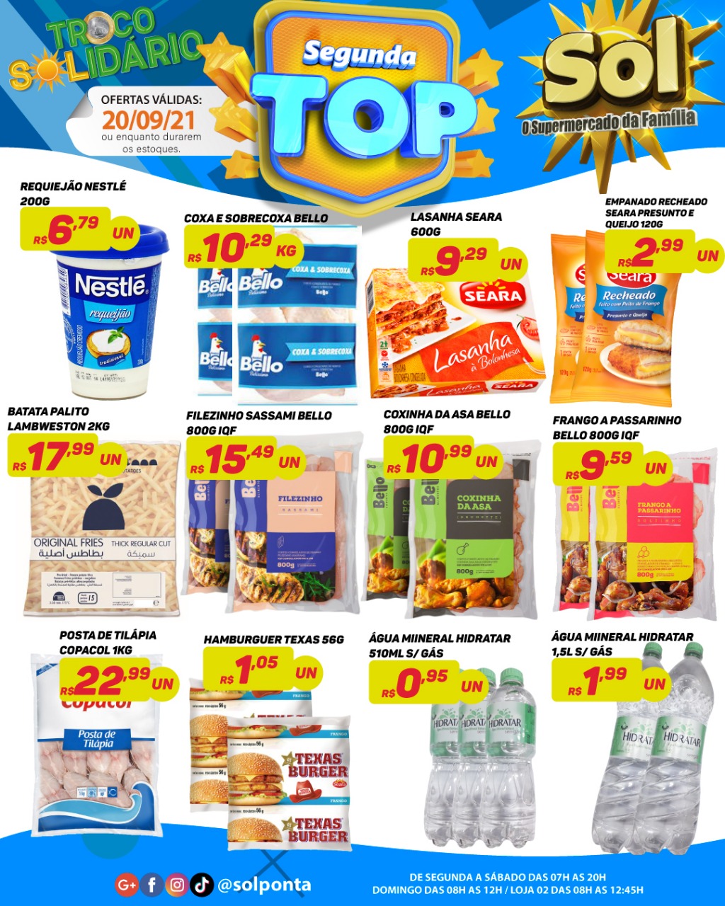 Supermercado Sol e as ofertas da segunda top Supermercado Sol e as ofertas da segunda top