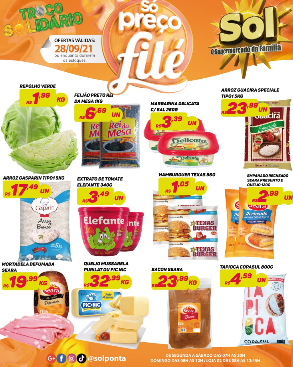 Confira as ofertas dessa terça do Sol Confira as ofertas dessa terça do Sol