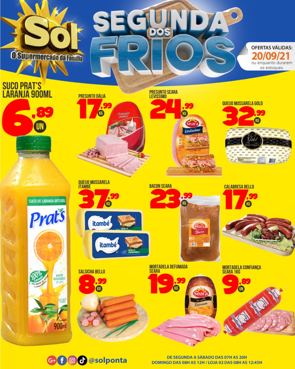 Supermercado Sol e as ofertas da segunda top Supermercado Sol e as ofertas da segunda top