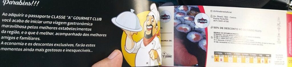 Classe A Gourmet Club lança Passaporte de Descontos em Ponta Porã