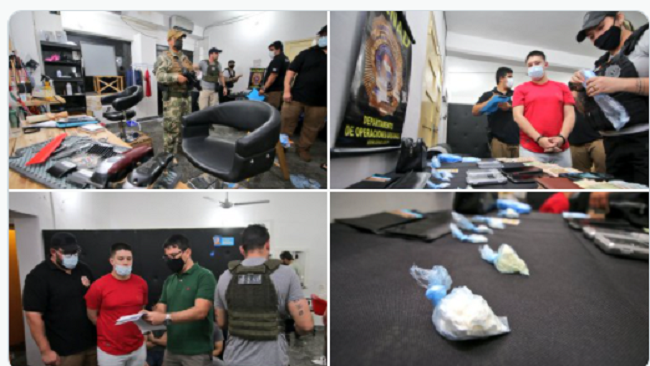 Supuesta barbería funcionaba como local de venta de drogas Supuesta barbería funcionaba como local de venta de drogas
