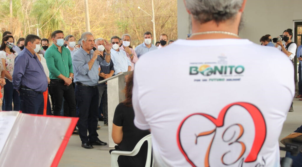 Reinaldo Azambuja autoriza pavimentação da MS-345 e garante investimentos de R$ 170 milhões em Bonito