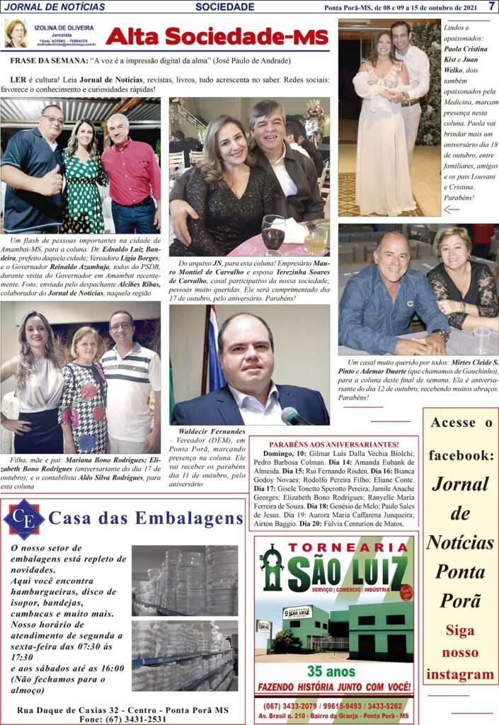 Alta Sociedade por Izolina de Oliveira