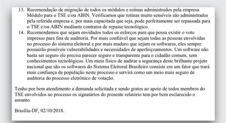 Em documento, PF defende voto impresso e Abin nas eleições Em documento, PF defende voto impresso e Abin nas eleições
