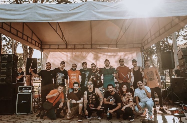 Encontro Internacional de Bateristas atrai centenas de pessoas na fronteira do Brasil com o Paraguai