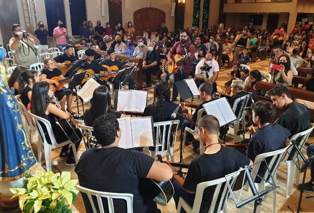 Som e Vida inicia com Cantata de Natal na Igreja São Charbel em Ponta Porã