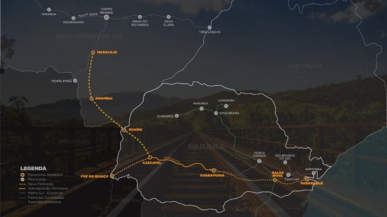 De grãos a celulose, retorno da malha ferroviária vai movimentar cadeias produtivas de MS De grãos a celulose, retorno da malha ferroviária vai movimentar cadeias produtivas de MS