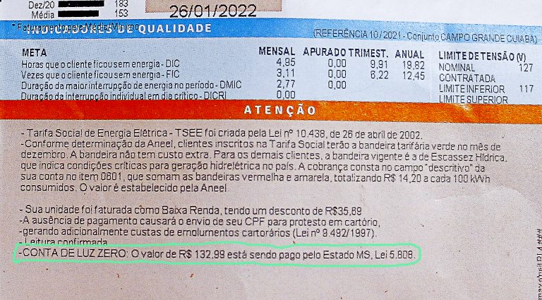 Mais de 152 mil famílias comemoram reforço no orçamento com o início do programa “Conta de Luz Zero”