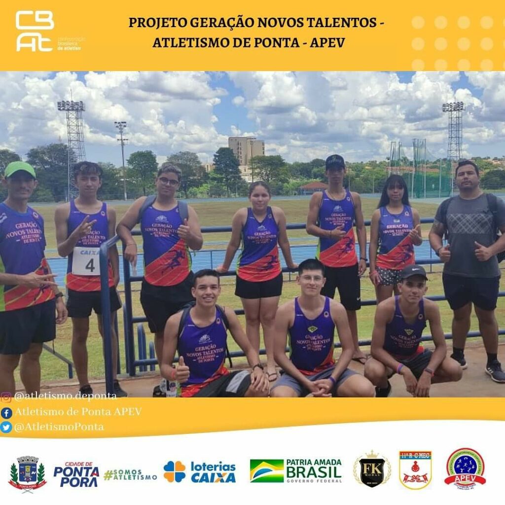 Atletismo de Ponta Porã participa da Seletiva para o Gymnasiade