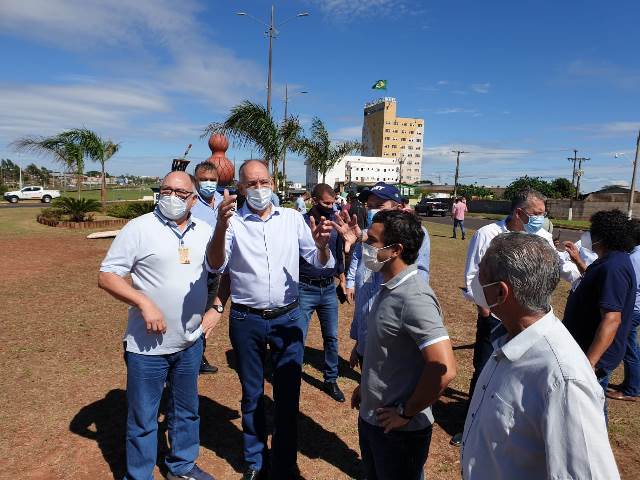 Hélio Peluffo recepcionou Ministra Tereza Cristina em Ponta Porã
