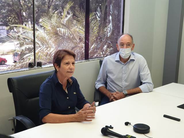 Hélio Peluffo recepcionou Ministra Tereza Cristina em Ponta Porã