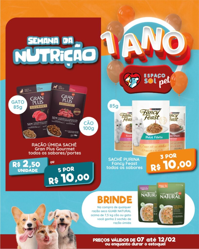 Sábado tem Café com Pet no Espaço Sol Pet em Ponta Porã