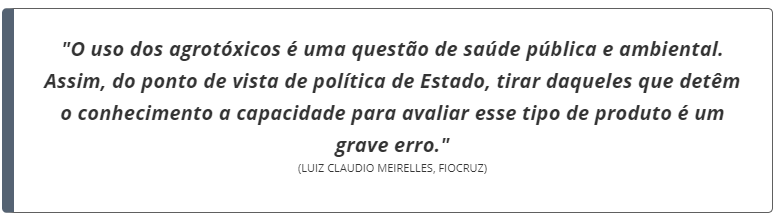Entidades atuam para conter projeto que facilita liberação de agrotóxicos