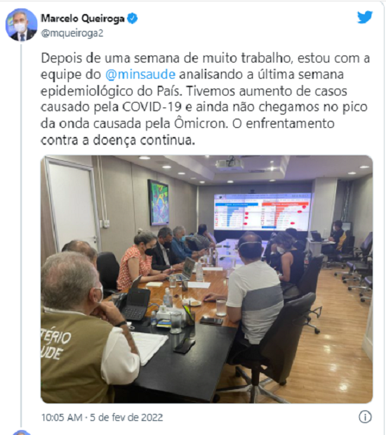 Ministério confirma 5 casos da subvariante da Ômicron no Brasil