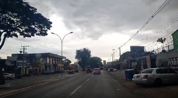 Apenas uma parte de Ponta Porã tem chuva forte