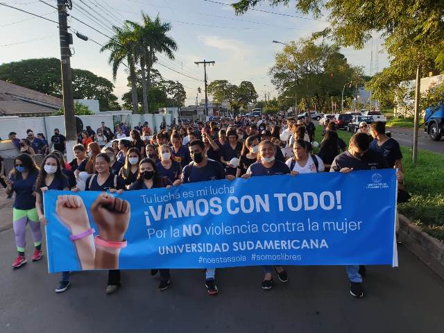 Ponta Porã: Caminhada pelo “Fim da Violência Contra a Mulher” marcou o 8 de março