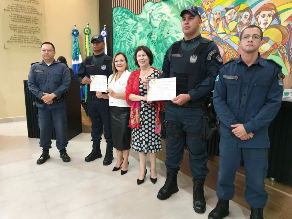 Policiais Militares do 4º BPM são homenageados pela Câmara Municipal e Vereadores em Ponta Porã