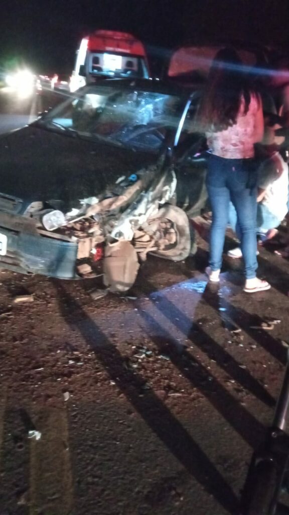 Ponta Porã: Acidente perto do Trevo de Sanga Puitã deixa 5 feridos, um em estado grave