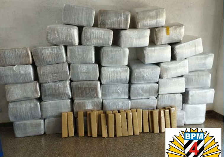 Em Ponta Porã, PM apreende mais de uma tonelada de maconha