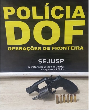 DOF apreende arma de fogo, pneus e carro por adulteração de sinal identificador durante final de semana