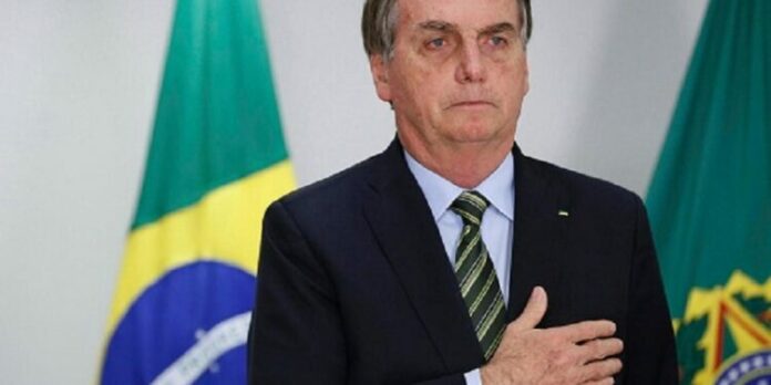 Brazilian President Bolsonaro May 25, 2020, Brasilia, DF, Brazil: Brazilian President Jair Bolsonaro during a video conf