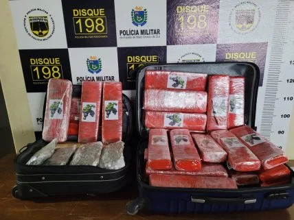 Ponta Porã: PMRE apreende carga maconha na MS 164