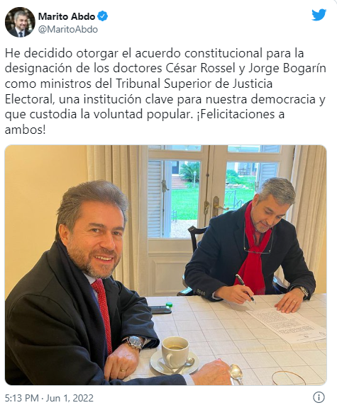 Ejecutivo aprueba designación de nuevos ministros del TSJE Ejecutivo aprueba designación de nuevos ministros del TSJE