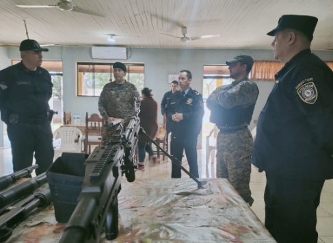 Polícia Militar e Policia Nacional realizam operação conjunta na fronteira