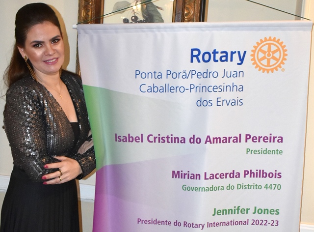 Em Festiva, acontece tranferência da Diretoria do Rotary Clube de Ponta Porã Pedro Juan Caballero Fronteira e do Princesinha dos Ervais