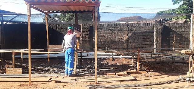 Obra do edifício da Cop Home & Office está a todo vapor em Ponta Porã