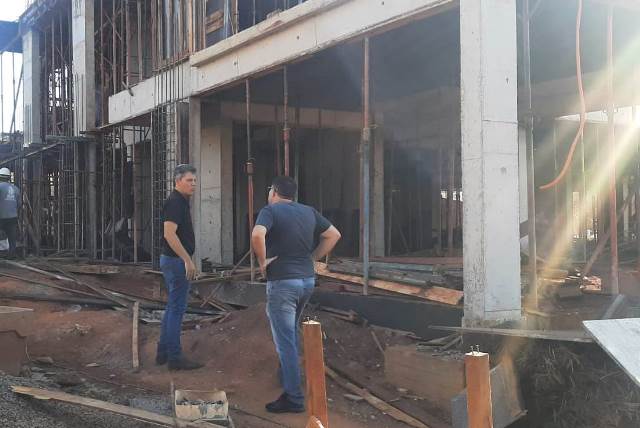 Obra do edifício da Cop Home & Office está a todo vapor em Ponta Porã Obra do edifício da Cop Home & Office está a todo vapor em Ponta Porã