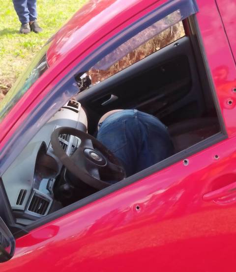 Homem com veículo com placa de SC é executado na fronteira Homem com veículo com placa de SC é executado na fronteira