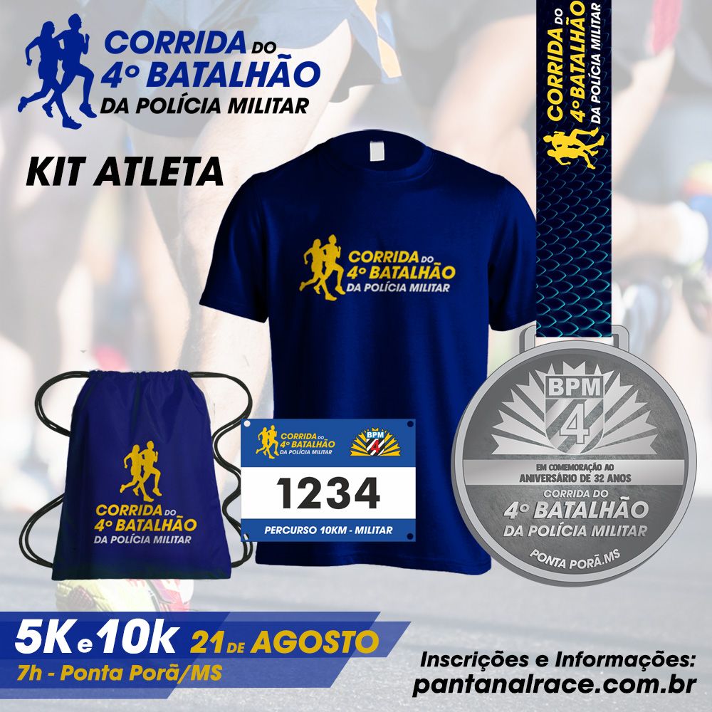 Em agosto acontece a Corrida do 4º Batalhão da PM em Ponta Porã Em agosto acontece a Corrida do 4º Batalhão da PM em Ponta Porã