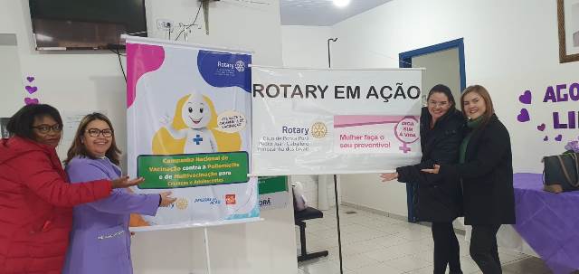 Rotary Princesinha dos Ervais dá início a duas campanhas de Saúde em Ponta Porã