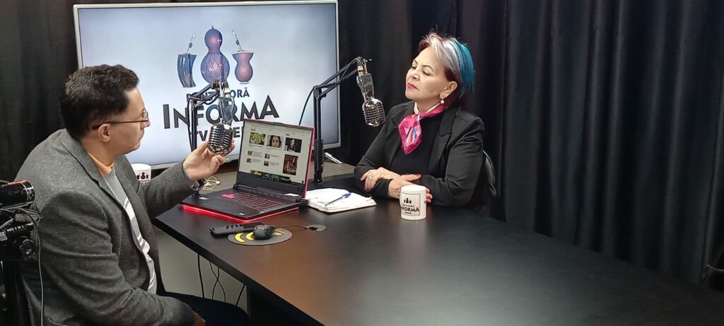 Lourdes Monteiro, candidata a deputada federal, concede entrevista ao Pontaporainforma