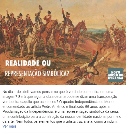 Dom Pedro I estava montado em cavalo quando declarou a Independência? Falso Dom Pedro I estava montado em cavalo quando declarou a Independência? Falso