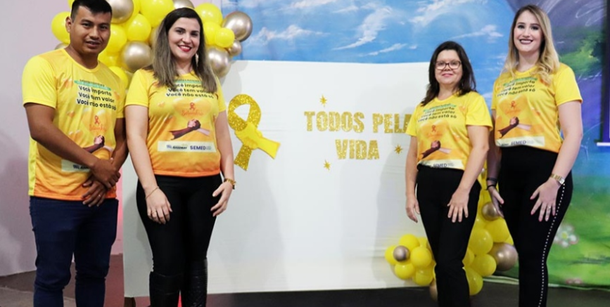Secretaria de Educação realiza abertura da campanha Setembro Amarelo em Amambai Secretaria de Educação realiza abertura da campanha Setembro Amarelo em Amambai