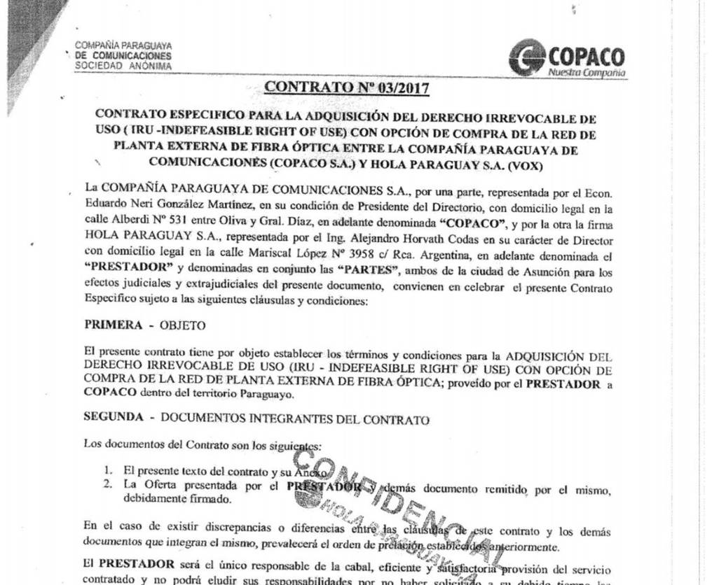 Por US$ 10 millones, Abdo rematará el espectro de Vox a una empresa de EEUU Por US$ 10 millones, Abdo rematará el espectro de Vox a una empresa de EEUU