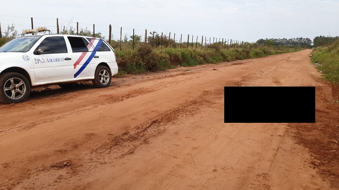 Homem é encontrado com crânio esmagado em bairro de Pedro Juan Caballero Homem é encontrado com crânio esmagado em bairro de Pedro Juan Caballero