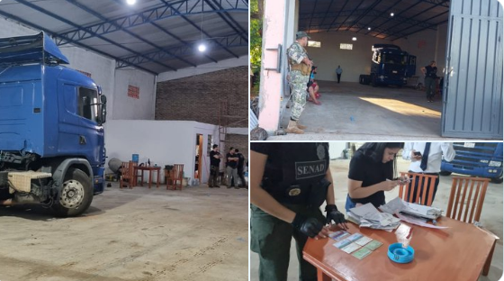 Ordenan 7 allanamientos tras decomiso en Uruguay de droga en carne paraguaya
