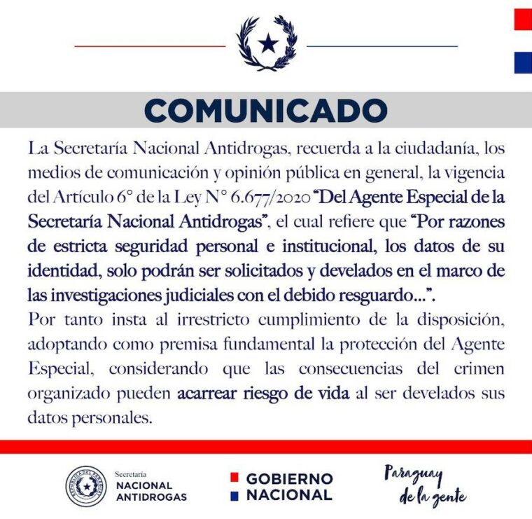 Senad busca censurar publicaciones para proteger a sus agentes “magos” Senad busca censurar publicaciones para proteger a sus agentes “magos”