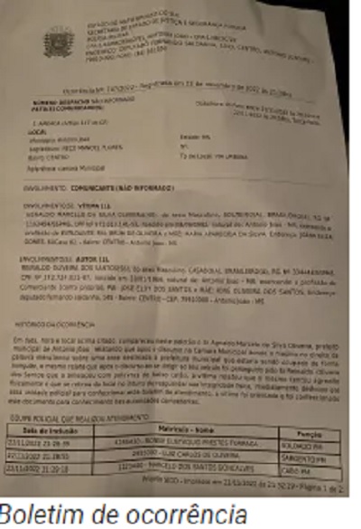Ex-vereador Reinaldo Oliveira tenta agredir prefeito de Antônio João Ex-vereador Reinaldo Oliveira tenta agredir prefeito de Antônio João