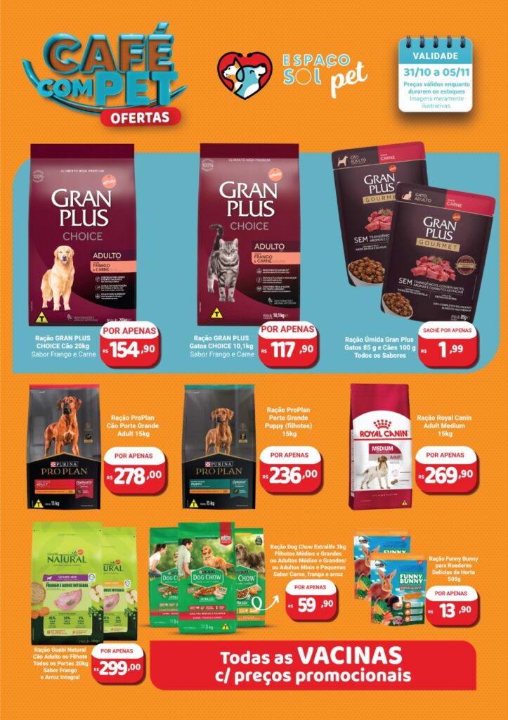 Sábado, dia 5, tem Café com Pet no Espaço Sol Pet Sábado, dia 5, tem Café com Pet no Espaço Sol Pet