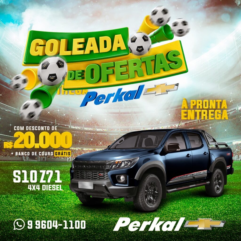 Ponta Porã: Perkal Chevrolet e as goleadas de ofertas Ponta Porã: Perkal Chevrolet e as goleadas de ofertas