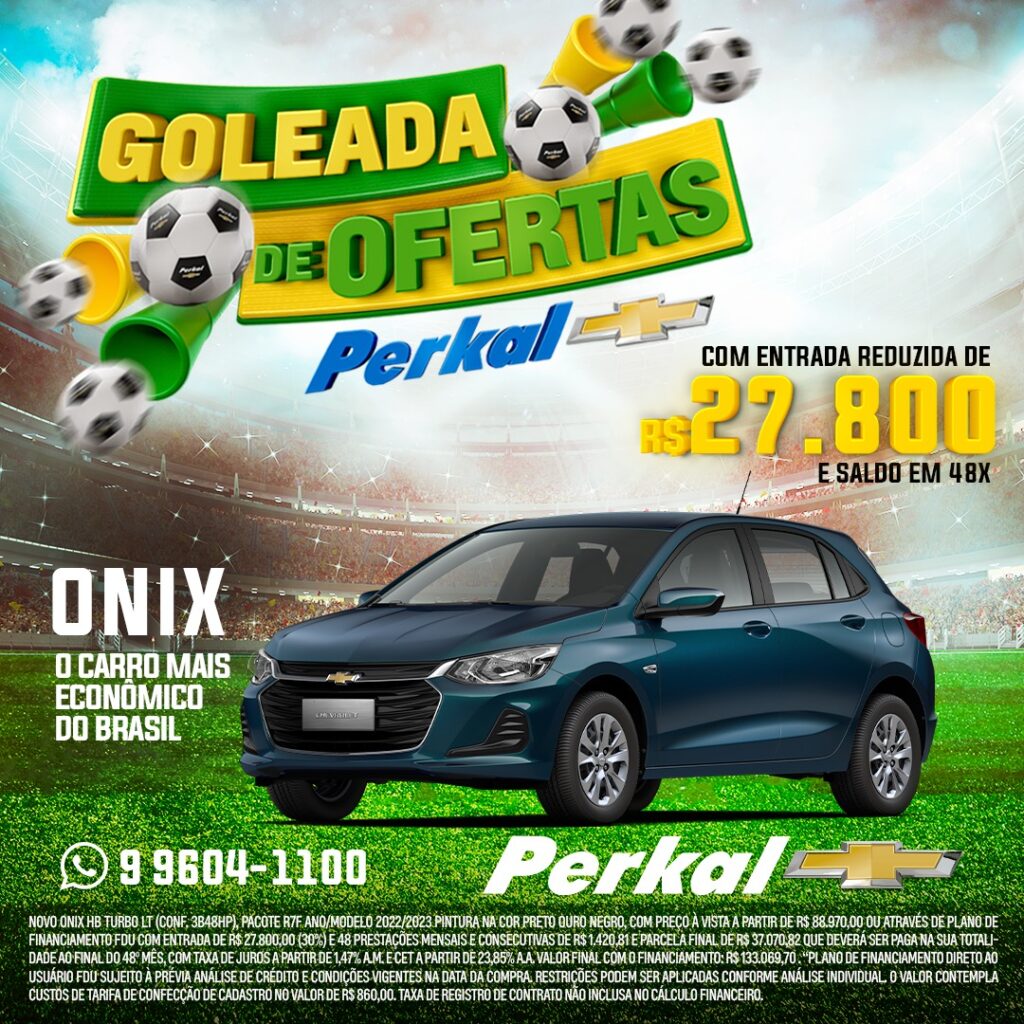 Ponta Porã: Perkal Chevrolet e as goleadas de ofertas Ponta Porã: Perkal Chevrolet e as goleadas de ofertas